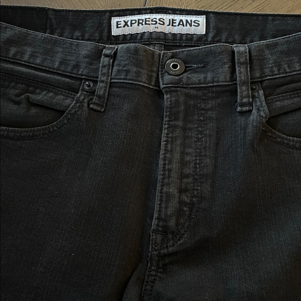 Express Ribbed Jeans 33x32 - Picture 2 of 6